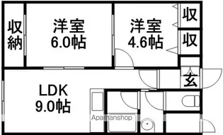 第15大岡ビル【4階】の間取り
