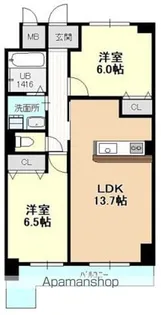 ヒルザコート【2階】の間取り