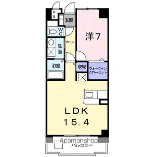 SHALLOWWELL【5階】の間取り