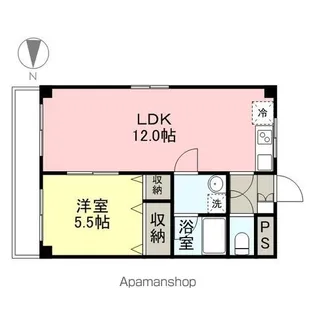 PADDY HILL【106号室】の間取り