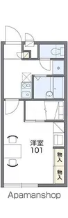 レオパレスメルベーユ 昭和Ⅱ【210号室】の間取り