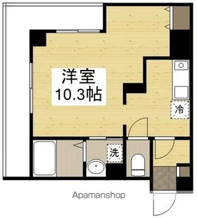 エディフィシオ横内【301号室】の間取り