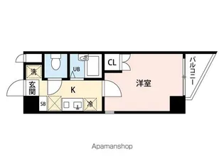 ラフォーレ竹山【4階】の間取り