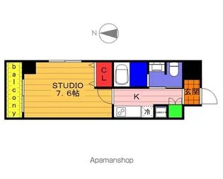 ウィルテラス千葉中央【12階】の間取り