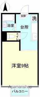 グリーンハウス【201号室】の間取り