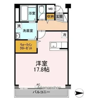 バンガーデン【3階】の間取り