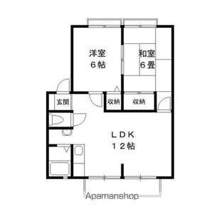 サンライフ梅郷 B棟【202号室号室】の間取り