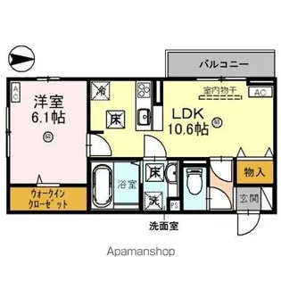 レフィーノ【1階】の間取り