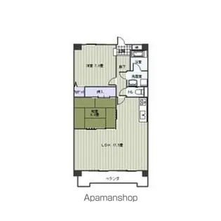 ハイムビーオール II【1階】の間取り