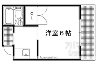 コーポ中島【403号室】の間取り