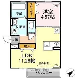 ハピネスアイワ大塚【2階】の間取り