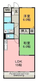 メモリータイム【2階】の間取り