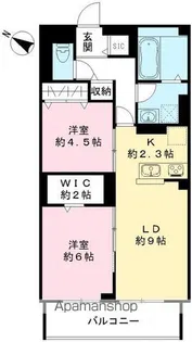ノーブル バレンヌ【303号室号室】の間取り