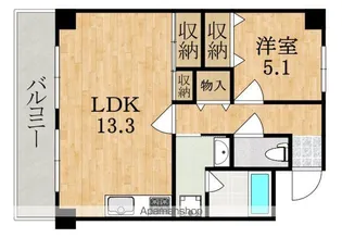 アネシス学園前【3階】の間取り