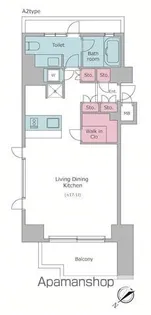 レジディア品川【2階】の間取り