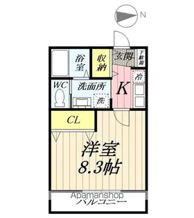 埼玉県越谷市レイクタウン5丁目【アパート】の間取り