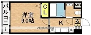和光レジデンス博多【2階】の間取り