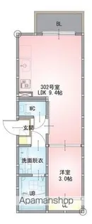 REGALESTWAQLAS【3階】の間取り