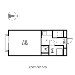 レジデンスKURASAWA【3階】の間取り