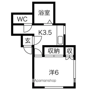 MIKIハウス【202号室】の間取り