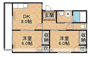 なんてん【1階】の間取り
