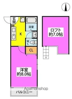 メゾン福重【1階】の間取り