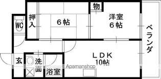 エクセル・ラ・ヴェール【6階】の間取り
