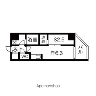 シーズンフラッツ蔵前清澄通り【1002号室】の間取り