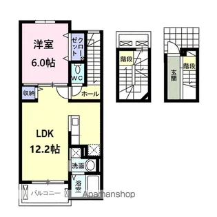 マサキヤC【3階】の間取り