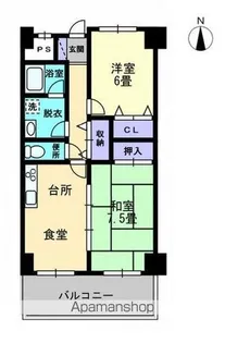 アートヒル屋島【4階】の間取り