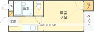 ロイヤルライフ八坂【503号室】の間取り