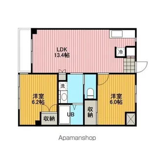 カーサマローネ【4階】の間取り