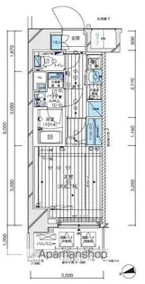メインステージ横濱阪東橋【9階】の間取り