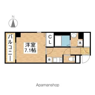ヴィオレット泉【301号室】の間取り