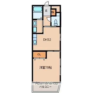 アルカディア・ハミーユ【2階】の間取り