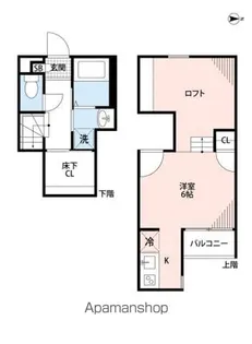 CB鳥栖ヴェールニル【101号室号室】の間取り