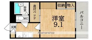 レオパレスSOPHIA【1階】の間取り