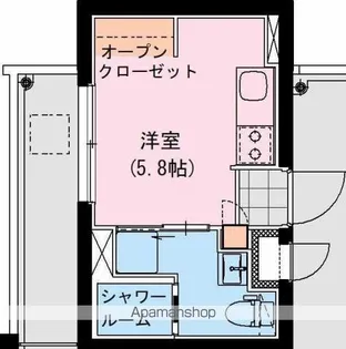 The Rock APT【107号室】の間取り