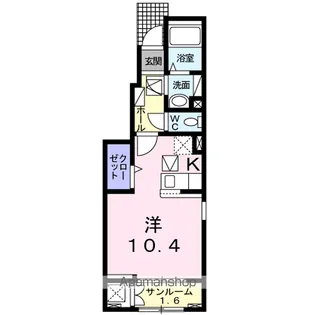 JADEHOUSE庄町 B【1階】の間取り