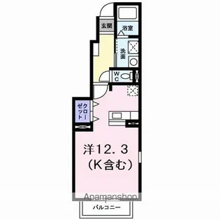 メゾン・ジュネス【1階】の間取り