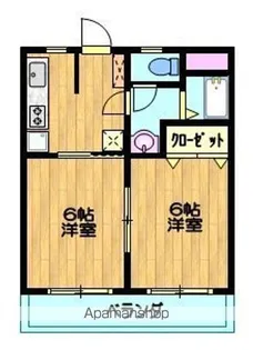 ミサオコーポ【3階】の間取り