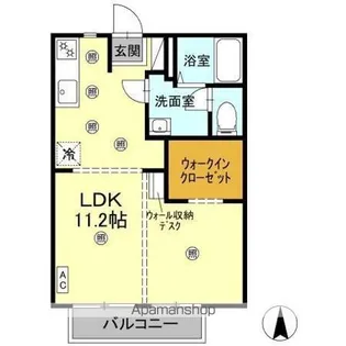 リッツハウス古川【2階】の間取り
