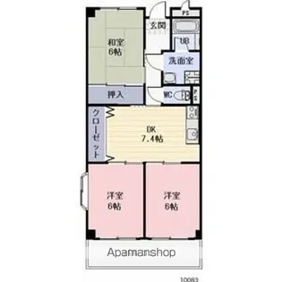 Limpia MAKI【2階】の間取り