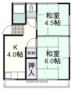 神戸アパート【301号室】の間取り