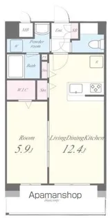 ラ グランディール【1階】の間取り