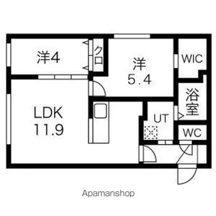 precious Kotoni (プレシャスコトニ)【1階】の間取り
