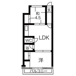 石橋ハイツI【705号室】の間取り