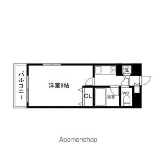 パインストン今泉【6階】の間取り