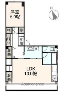 LUONTO KAMEOKACHO【2階】の間取り