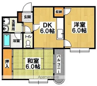 シャルマンコーポ【4階】の間取り